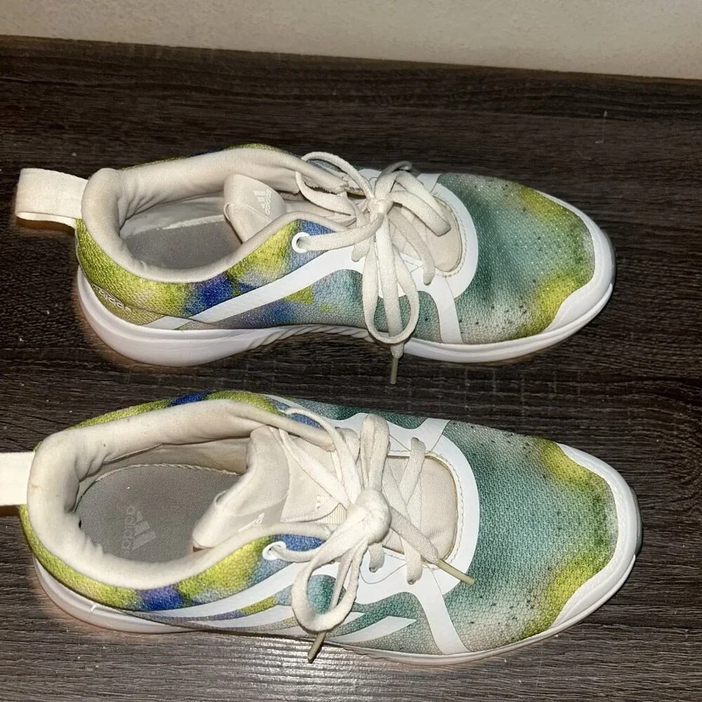 Adidas FortaRun X Multicolor Athletic Low Top Running Sneakers Girls Size 6